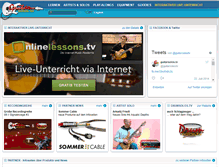 Tablet Screenshot of guitarsolos.tv